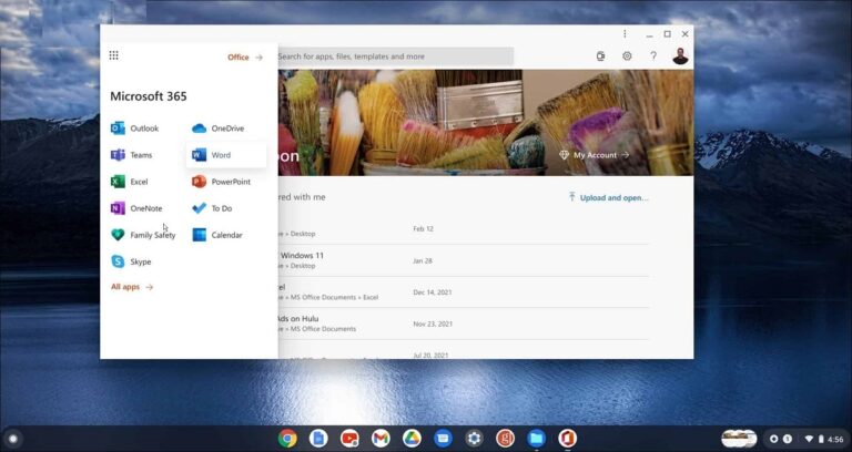 Легко установите Microsoft Office на свой ноутбук Chromebook