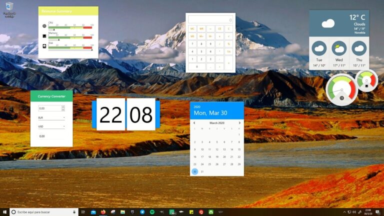 Как добавить виджеты на рабочий стол Windows 10