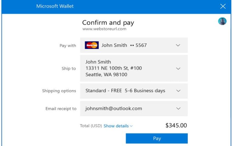 Microsoft Edge также станет конкурентом Paypal